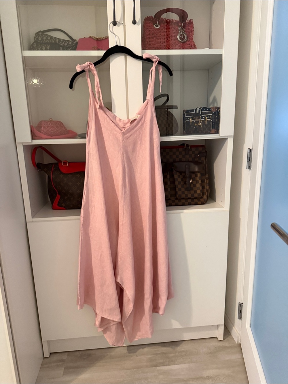 Pink Linen Summer Dress/jumpsuits